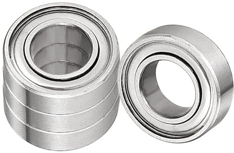 Kozelo 4 Stück 688ZZ Rillenkugellager-[8mm x 16mm x 5mm] Doppelt abgeschirmtes Lager für industrielle Geräte, Motoren, Maschinen, Edelstahl