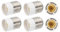 PATIKIL E27 to E14 Light Bulb Socket Extender, 6Pcs Lamp Converter Bulb Base Adapter for Pendant Light, Chandelier, White