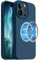 OTOFLY Designed for iPhone 14 Pro Max Case, Magnetic Liquid Silicone Case, Upgraded Camera Protection, 6.7 inch (Storm Blue)