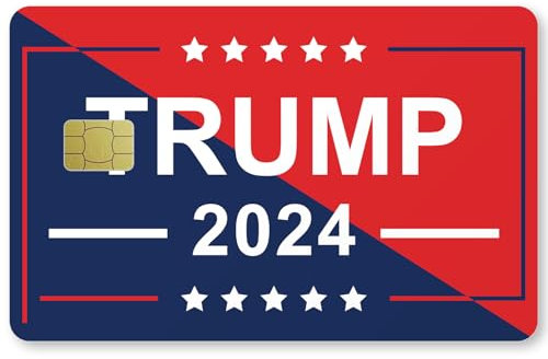 Trump Debitkarten-Aufkleber, Trump-Kreditkarten-Aufkleber, Trump-Kreditkarten-Aufkleber, Trump 2024 Debitkartenhüllen, wasserdicht und kratzfest, 1 Set/3 Stück