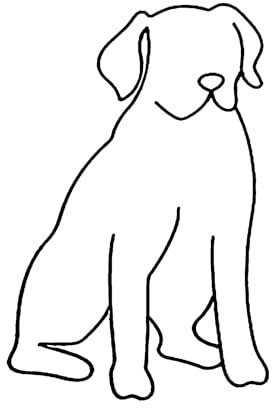 Dexlyn Minimalistische Katzendeko aus Metall Schwarze, Wandkunst für Katzenliebhaber, Geeignet für Katzenspielbereich, Kratzbaum,Katzenheim,Wohnzimmer & Büro (Hund (25×36cm))