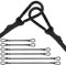 Spanngummi mit Karabiner, 6er Set Expander mit Karabinerhaken, Schwarz Gepäckspanner in 3 Größen, 30cm, 60cm, 80cm, Extra Stark Gummispanner für Sonnensegel, Planen, Garten, Fahrrad, Auto, Ladung
