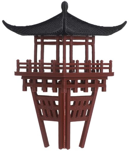 YARNOW Miniatur-Bonsai-Figur Mit Pavillon Traditionellem Chinesischem Design Als Ornament Für Mikro-Garten Terrarium Aquarium Und Landschaftsdekoration Winziges Asiatisches Accessoire Für