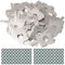 ZHUROUPU 100Pcs 4P DIY 0.15MM Nickel Plated Steel Strip (H type T type), Sheet Soldering Tabs for 18650 Lithium Battery Spot Welding, Battery Parallel Connection Welding, Battery Rings (4P Square)