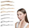 Fermagli per Capelli Strass, 8PCS Mollette Cristallo Forcine Perni, orcine Decorative a Forma di S