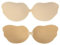 Hioffer Women's Sticky Push up Adhesive Bra Strapless Invisible Stick on Bras for Backless Dresses, Wedding, Party Beige