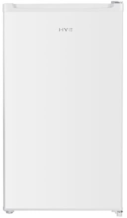 HYE Under Counter freezer - 60L Capacity, 48cm, White, Compact Build Small freezer, 3 Crystal Drawers, Free Standing - for Garage, Kitchen or Office - RF01UCFR60W01 [2025]