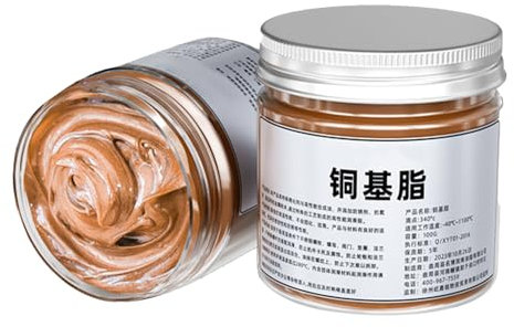 100 g de grasa antibloqueo de cobre para altas temperaturas, resiste temperaturas extremas, protege contra gripes, gripes, óxido y corrosión, ideal para coches y vehículos. Pasta resistente