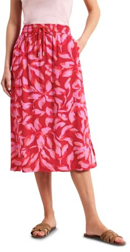 Street One Damen Midirock mit Elastikbund und Print
