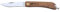 WOLFPACK 2162055 Couteau pliant avec manche en chêne 8,8 cm