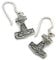 Drachensilber Thors Hammer Ohrringe 925 Silber Wikinger Schmuck Ohrhänger Ohrschmuck keltisch Mjölnir