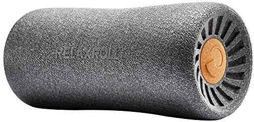 Relaxroll Faszienrolle, Massagerolle MaxiRoll, Metallic Silber