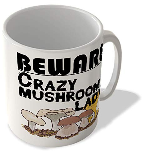McMug - Crazy Mushroom Lady - Mug, Ceramic, 11fl.oz.