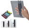 TFY Sicherheits-Handschlaufe, kompatibel mit Tablets, iPad 10. Generation & Air 5 & Air 4 & Mini 6 & Pro 9,7 Zoll, Pro 11 Zoll – Samsung Galaxy Tab & Note – Google Nexus und mehr – Grau/Schwarz
