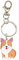 AYOMI Porte-clés en forme de chien Welsh Corgi – Porte-clés Corgi – Breloque de sac – Médaille pour chien – Cadeaux pour les amoureux des chiens, Argenté., taille unique