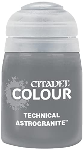 Games Workshop Citadel Pot de Peinture - Technical Texture Astrogranite (24ml), Gray