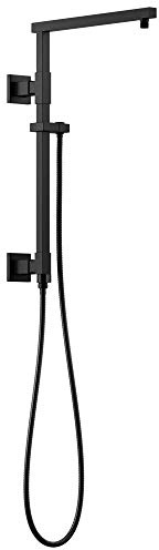DELTA FAUCET 58410-BL Emerge 18 Angular Shower Column, Matte Black