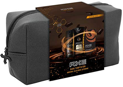 Axe Pack Dark Temptation Neceser Trio - Desodorante 150 ml + Gel de Ducha 250 ml + After Shave 100 ml
