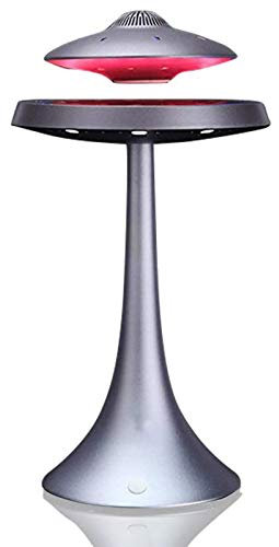 Qazxsw Floating Bluetooth Speaker,Magnetic Levitation Hifi Bluetooth Speakerufo Floating Bluetooth Speakerwith Microphone And 360 Degree Rotation