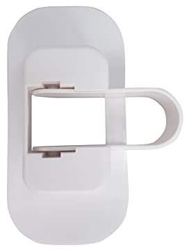 Dreambaby Adhesive Lever Door Handle Lock - Child Safety Locks for Doors & Handles - Suitable for Most Lever Door Handles - 1 Pack - White - Model G1480