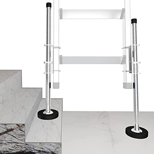 TOUGHER Ladder Leveler Pair,Ladder Accessories Tools Working on Stairs, Adjustable Ladder Leveler for Stable Platform and Ground Level for All Surfaces-Standard Version (20)