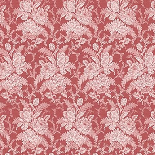 Bassetti Jaquard Tischläufer Oristano R1 aus 100% Baumwolle in der Farbe Rot, Maße: 50cm x 150cm, 9324532