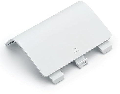 White Battery Holder Shell Back Door Cover Lid Replacement, Compatible with Xbox One & Xbox One S Wireless Controllers