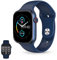 KSIX Urban 4 Reloj Inteligente con Llamadas y Notificaciones, Smartwatch con Modos Deportivos, Pulsera Actividad, Monitor de Salud, Gran Pantalla 2,15, Asistente de Voz, App iOS y Android, Azul