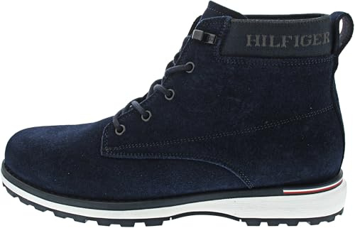 Tommy Hilfiger Corporate Outdoor Suede Boot (Outdoor-Stiefel Herren, Braun (Cocoa), 45 EU
