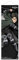 POPBUDDIES Attack on Titan Wandtattoo Slim Levi 30 x 90 cm Hochformat Schwarz Anime Wohnzimmer Wandmontage Ungerahmt Poster