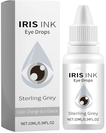 Zakdavi Irisink Pro Eye Drops, Zakdavi Irisink Eye Drops, Fvfivgo Irisink Eye Drops, Natural Eye Drops (Grey)
