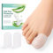 Gel Toe Cap and Protector - Silicone Toe Covers - Coussinets d'orteil pour soulager la douleur, les ongles manquants ou incarnés, les cors, les ampoules(8 Large, Clear)