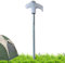 Zeltheringe Zum Einschrauben, Bodenanker Zum Einschrauben - 20 Cm Große Erdspieße Aus Karbonstahl, Die Im Dunkeln -Leuchten - Campingpfähle, Zeltzubehör, Zeltheringe Mit Gewinde Für Outdoor-Camping Am