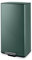 Tower T838020FOR 40L Rectangular Pedal Bin, Made from Strong & Durable Carbon Steel, Inner Bucket, Carbon Filter Compartment, Forest Green