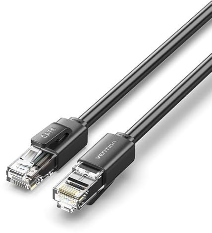 Velocraze Câble réseau - Câble RJ45 UTP CAT6 AWG26 de 35 m de couleur noire, idéal pour des connexions rapides et fiables sur les réseaux Ethernet.