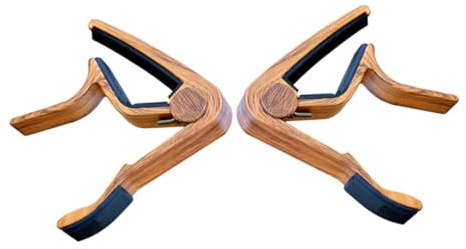 VICASKY 2stücke Kapodaster Für Mandoline Ukulele Und Klassische Gitarre Aus Aluminiumlegierung Passend Für Saiteninstrumente Stabiler Halt Und Einfache Bedienung