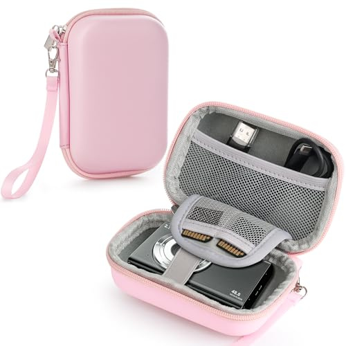 Camera Case for Digital Camera KODAK PIXPRO FZ55/ FZ45/ CAMKORY DC403 / DC311 / Canon IXUS 285 HS/STUOGYUM DC402-AF, Waterproof Enlarged Camera Case with Mesh Pocket for Accessories SD Card