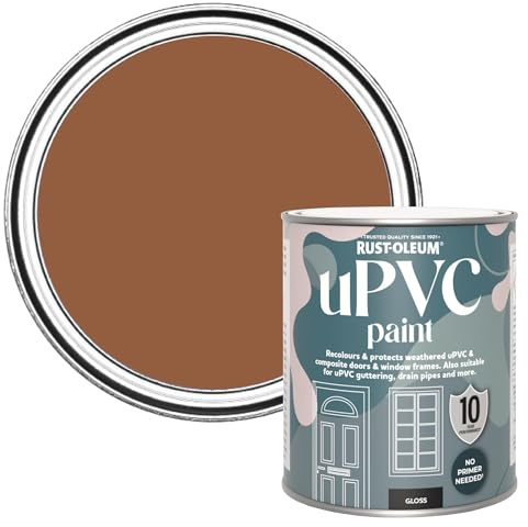 Rust-Oleum uPVC Door and Window Paint in Gloss Finish - Terracotta 750ml