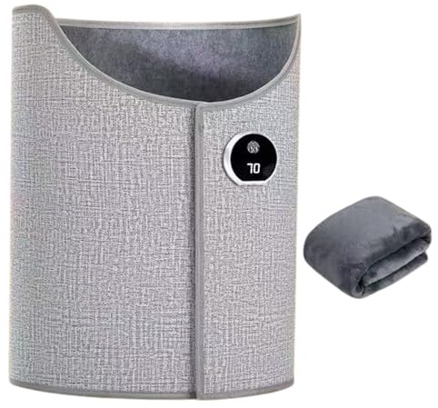 Faltbare Beinstulpen - Tragbare Heizwicklung, verstellbare Thermohülle | Weiches Fleecekissen mit USB-Anschluss für Winterreisen, Büro, Camping, Outdoor, Entlastung