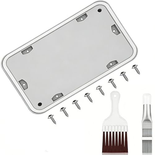 Wartungsklappe Serviceklappe für Bosch Serie 6 / Serie 8 / MAXX7,Siemens IQ300 IQ500 IQ700 IQ800 Wärmepumpentrockner,Ersatzteil wie 646776 00646776,mit Lamellenkamm