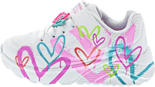 Skechers Mädchen UNO Lite Heart StatusSneaker