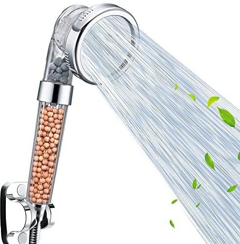 Duschkopf, Ionic Filter Filtration Hochdruckwassereinsparung 3 Modus Funktion Spray Handbrausen für trockene Haut & Haar von Nosame