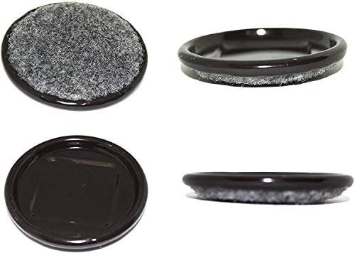 SDMAX Castor Cups – 4 Pieces, 70mm Diameter, Carpet Base and Metal Round Shell Cups, Protects Flooring from Scratching, Surface Guard, Easy to Install, Safe and Durable