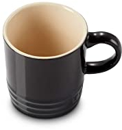 Le Creuset Tazza Espresso London in gres vetrificato, 100 ml, Nero Lucido, 70305101400099