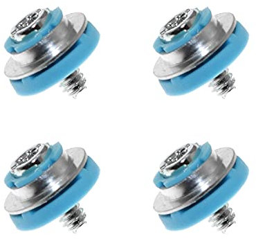 BAIRONG Hard Drive Mounting Screw 4PCS Blue Isolation Grommet Mute Mounting Screws for 3.5inch HDD DC5800 DC7800 DC7900 6005 6200 6300 Z200 6000 8000 8100 8200 8300 Z40010720 Z400101020 Z4001072010