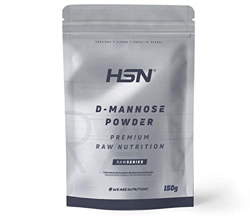 HSN D-Manosa en Polvo | Sin Sabor 150 gr = 75 Tomas de Pura Manosa 100% Natural Sin Aditivos | No-GMO, Vegano, Sin Gluten