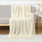 LumiSyne Strickdecke Mit Quaste Atmungsaktiv Zellulare Decke Nordisch Stil Weich Kuscheldecke Überwurf Tagesdecke Dekorative Decke Für Sofa Bett Sessel Stuhl