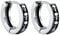 Bandmax Totenkopf Creolen Ohrringe aus Edelstahl Totenkopf Ohrringe für Männer Frauen Punk Street Style Schädel Kreolen Klappcreolen Mode Schicker Ohrschmuck Accessoire