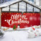 LWuuywa Weihnachten Garagentor Banner, 1,8 x 4 m Weihnachten Urlaub Garagentor Banner Merry Christmas Weihnachten Außen Deko für Party Dekorationen Wand Hintergrund Foto Requisiten