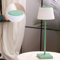 Aigostar Lampe de Table Sans Fil Rechargeable USB, Lampe de Bureau Tactile Dimmable, 3 Températures de Couleur, Lampe de Chevet IP54 Étanche pour Interieur et Exterieur, Chambre - Vert